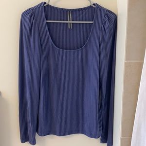Periwinkle Long Sleeve Maeve Top